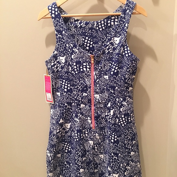 Lilly Pulitzer RARE Upstream Navy Shift! NWT. - Picture 4 of 4